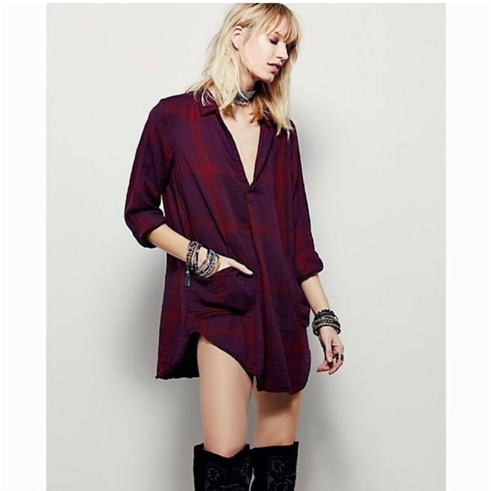 Free People x CP Shades Campfire Tunic Dress Size XS